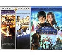 Bridge To Terabithia & Inkheart + The Golden Compass DVD Set Classic Family Fantasy Movie Bundle 4 Film Feature