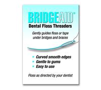 BridgeAid Enhebradores de hilo dental (1 paquete de 50)