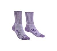 Bridgedale HIKE Lightweight Cotton Cool Comfort - Calcetines, Mujer, Morado (Violeta), talla del fabricante: M
