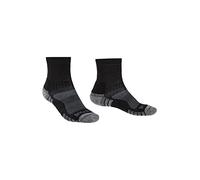 Bridgedale Hike Lightweight Merino Comfort Calcetines, Hombre, Negro/Plata, Large