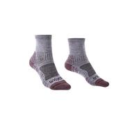Bridgedale Hike Lightweight Merino Performance 3/4 Crew Original Calcetines, Mujer, Jaspeado/Damson, M