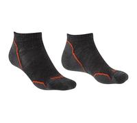 BRIDGEDALE Hike UL T2 Merino Performance Low 7102598M265 Calcetines, Unisex Adulto, Antracita/Naranja, L