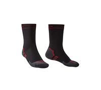 BRIDGEDALE Storm Sock HW Bota Calcetines, Unisex adulto, Negro/Rojo, Única