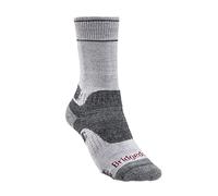 Bridgedale Women's Hike Midweight Boot Height- Merino Endurance Socks, Silver Grey, Medium