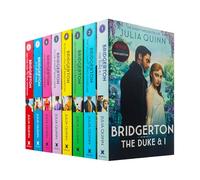 Bridgerton Family Book Series Complete Books 1 - 8 Collection Set by Julia Quinn NETFLIX