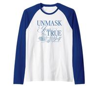 Bridgerton Unmask Your True Self Oficialmente Autorizado Camiseta Manga Raglan