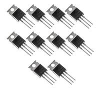 Bridgold 10 unidades IRF740 N-Channel MOSFET Transistor, 10 A 400 V, 3-Pin TO-220AB