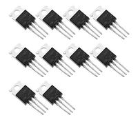 Bridgold 10 unidades IRF840PBF IRF840 840 N-Channel MOSFET Transistor 8 A, 500 V, 0,85 ohm TO-220AB