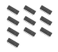 Bridgold 10 unidades SN74HC393N 74HC393 74HC Contador binario dual de 4 bits de 2 V a 6 V, DIP-14.