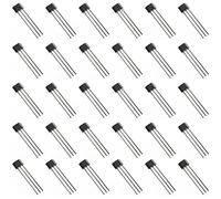 Bridgold 30pcs A3144 3144 Sensor de efecto Hall para funcionamiento a alta temperatura, 3Pins.