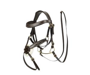 Bridon con muserola cruzada para Hobby Horse LeMieux TU