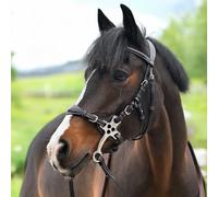 Bridon sin muserola para caballo anatómico Jump'In Hackamore Origin Cob