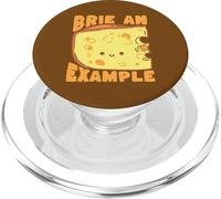 Brie Un Ejemplo Divertido Juego de Palabras de Queso Lindo gráfico PopSockets PopGrip para MagSafe