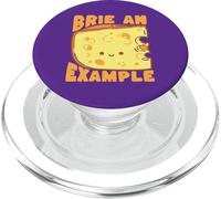 Brie Un Ejemplo Lindo Queso Pun Amante Foodie PopSockets PopGrip para MagSafe