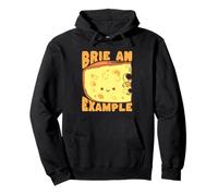 Brie Un Ejemplo Lindo Queso Pun Amante Foodie Sudadera con Capucha