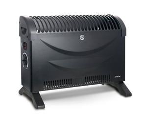 Briebe BRI-128215.1 Radiador Convector Eléctrico 2000W Negro