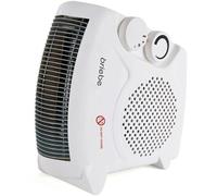 briebe Calefactor Ventilador Eléctrico Portátil, 2000W, Termoventilador Baño 2 Niveles de Potencia, Aire Frío/Caliente, Termostato Bajo Consumo, para Espacios hasta 20m², Blanco