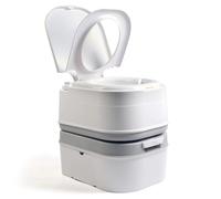 Briebe wc1195w wc inodoro portátil químico adultos 24l camper, camping, auto caravana vater descarga agua 20l, , blanco