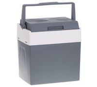 briebe Camp Nevera Portátil Eléctrica 28 litros, Coche, Camping, Viaje, 12V / 220V, Refrigera, Mantiene el Calor, Bajo Consumo, Gris, CF1153