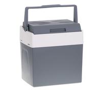 briebe Camp Nevera Portátil Eléctrica 28 litros, Coche, Camping, Viaje, 12V / 220V, Refrigera, Mantiene el Calor, Bajo Consumo, Gris, CF1153