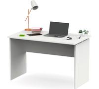 briebe Escritorio, Mesa de Ordenador Oficina, Estudio 76x120x68cm (Alto x Ancho x Profundo), Despacho, Habitación, Desk, Zenith (Blanco)