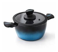 briebe MARE Cacerola Inducción, Acero Forjado 20 cm, Antiadherente Libre PFOA, Cazuelas Profesionales, Alta Resistencia, Aptas Para Todo Tipo de Fuegos, Tapa de Cristal, Fabricada en España