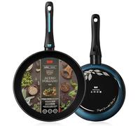 briebe MARE Juego de 2 Sartenes Inducción, Acero Forjado 20-24cm, Antiadherente Libre PFOA, Set Sartenes Profesionales, Alta Resistencia, Aptas Para Todo Tipo de Fuegos, Fabricadas en España