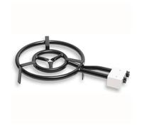 Briebe mod500 paellero doble aro 50cm, quemador de gas butano, camping gas, rosco para paellas, plancha, , negro