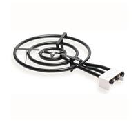 Briebe mod600 paellero triple aro 60cm, quemador de gas butano, camping gas, rosco para paellas, plancha, , negro
