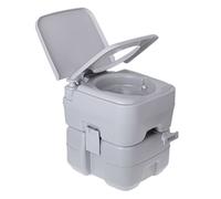briebe Camp WC Inodoro Portátil Químico Adultos Potty 20L Camping, Camper, Auto Caravana, Water con Descarga Agua 12L, Válvula Drenaje contra Fugas, WC1113