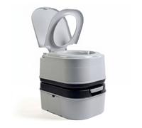 Briebe wc1195g inodoro wc portátil químico adultos 24l camper, camping, auto caravana vater descarga agua 20l, , gris