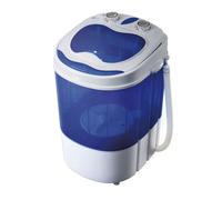 Mini Lavadora Portátil con Centrifugado, Ideal Camping Viajes Capacidad Ropa 3Kg