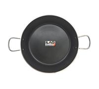 Briebe zafrán paellera inducción 30cm, 4 raciones, aluminio prensado, antiadherente sin pfoa, 3mm espesor, , negro