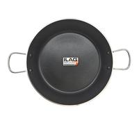 briebe Zafrán Paellera Inducción 42 cm, 9-10 Raciones de Paella, Antiadherente ILAG Ecológico sin PFOA, 3 mm Espesor, Aluminio Prensado, Apta Todas las Cocinas, Vitrocerámica, Gas, Horno