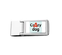 Brief Best Cool Dog - Cartera delgada para dinero con clip de acero inoxidable