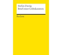 Stefan Zweig – Carta de una desconocida – Novela – Reclam