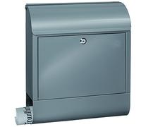 Briefkasten Scandic 825 Si H.460mm B.380mm T.125mm silb. STA DIN C4 BURG-WÄCHTER