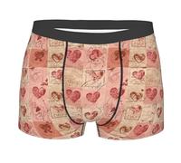 Briefs Calzoncillo para Hombre Día del Amor 6 Sin Etiquetas Bóxers para Hombre Resistente Ropa Interior Masculina L