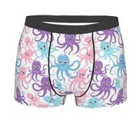 Briefs Calzoncillo para Hombre Pulpo Divertido 4 Sin Etiquetas Boxers De Hombre Resistente Hombres Ropa Interior M