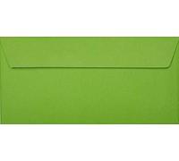 briefumschläge24 Plus 25 sobres Hierba Verde DIN Largo 11 x 22 cm, con tira adhesiva, gramaje 120 g/m²