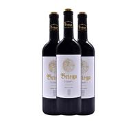 Briego Tiempo Tempranillo Ribera del Duero Crianza 75 cl Vino tinto (Caja de 3 Botellas de 75 cl)
