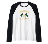 Brigada Irlandesa despejan el Camino - Historia de la Guerra Civil de EE. UU Camiseta Manga Raglan