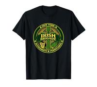 Brigada Irlandesa Guerra Civil NY MA PA Cruz Celta Camiseta