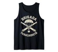 Brigada Paracaidista Bripac Paracaídas Retro Aventura Camiseta sin Mangas