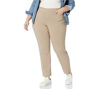 Briggs New York, Millenium, Pantalón con Bolsillos ribeteados superelásticos para Mujer, Talla Grande, Cobblestone, 22 Plus