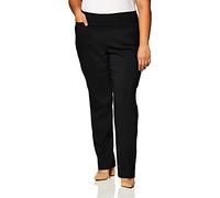 Briggs New York Pantalón de Meter con Bolsillo Millenium súper elástico de Talla Grande, Negro, 24 W para Mujer