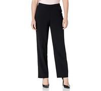Briggs New York Pantalón de Vestir para Mujer, Talla Grande, Longitud Media y Corta, Negro -, 16 Plus Corto