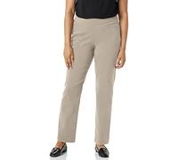 Briggs New York Pantalón Profesional Millennium con Bolsillo Ribeteado superelástico Vestir, Guijarro, 48 Corto para Mujer