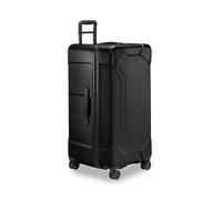 Briggs & Riley 32" Extra Large Trunk Spinner - Checked Luggage for Travel, Suitcases with Wheels, Hardside Rolling Bag for Men & Women, Self-Repairing Zipper - Torq Collection, Stealth Black