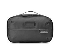 Briggs & Riley Kits de Aseo Baseline, Black, 11 Inch Expandable Essentials Toiletry Kit, Kit de Aseo Esencial expandible
